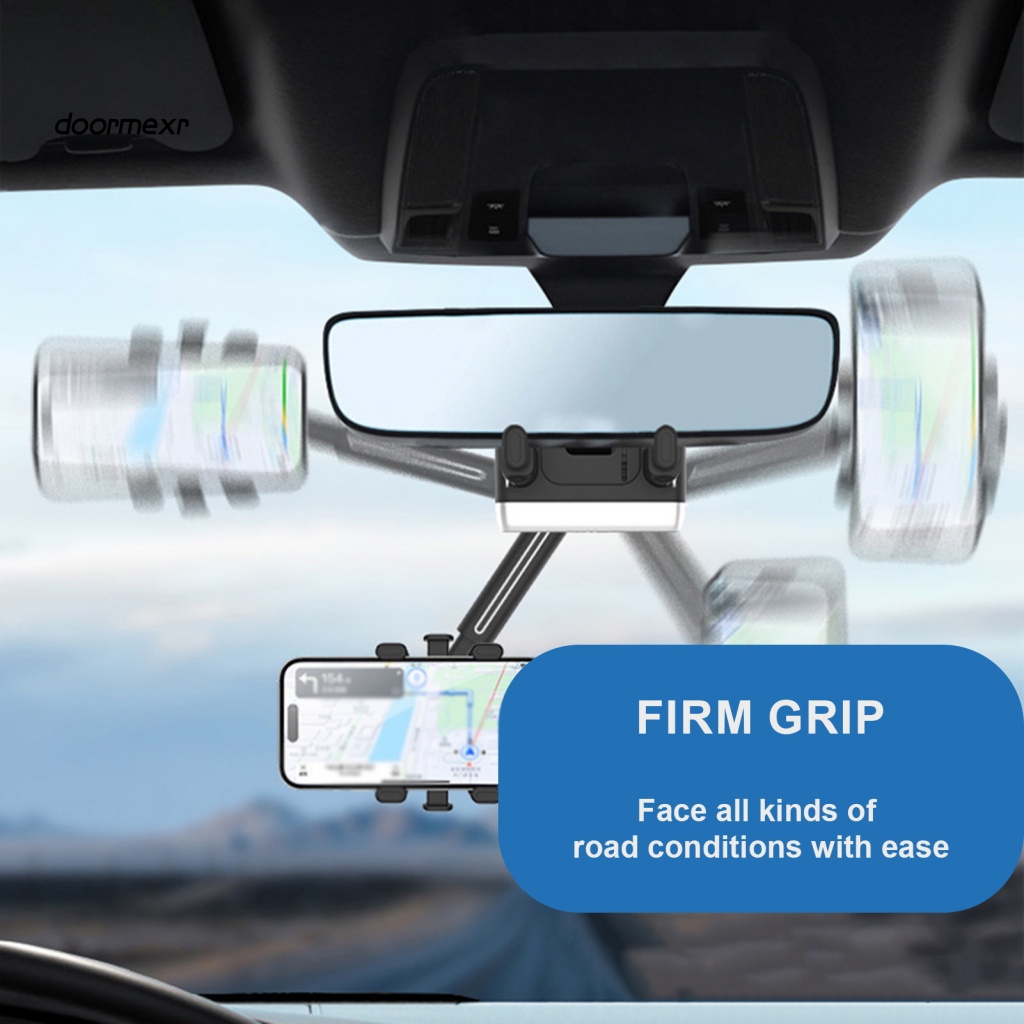 Giá Đỡ Điện Thoại Xoay 360 Độ Tiện Dụng Cho Xe Hơi° Giá Đỡ Điện Thoại Gắn Kính Chiếu Hậu Xe Hơi Tiện Dụng