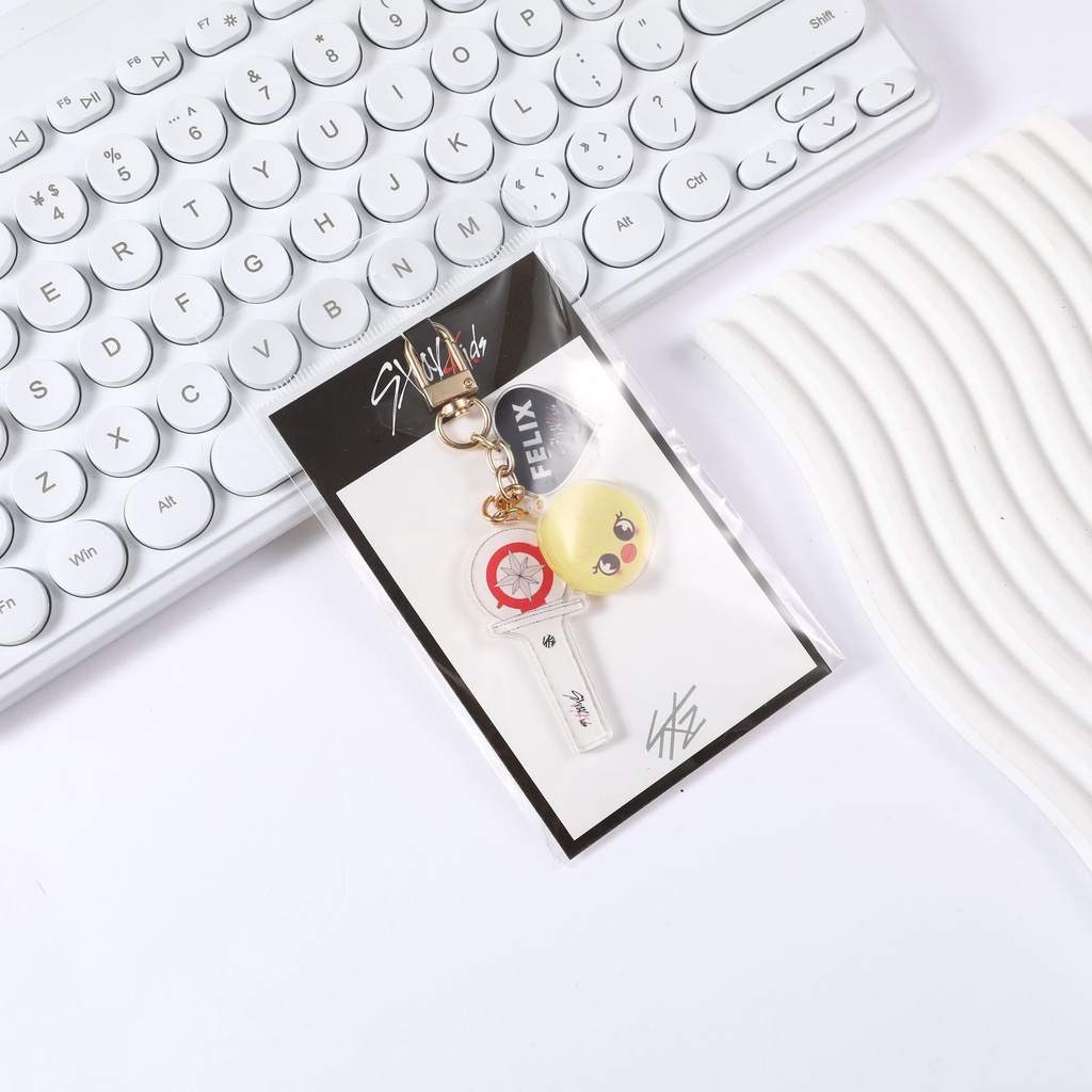 Kpop skz 3 Chiếc Móc Khóa acrylic Túi