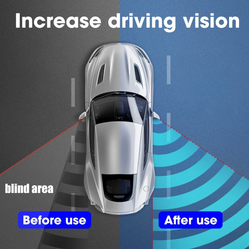 Gương Chiếu Hậu hd Góc Rộng 360 Độ Che Mưa Chuyên Dụng Cho Xe Hơi