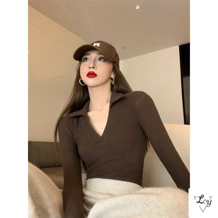 Áo Thun Chống Nắng Tay Dài y2k Millet Phong Cách Âu Mỹ Quyến Rũ Cho Nữ