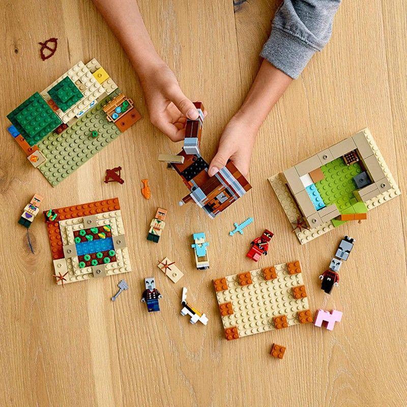 Hàng Mới Về Mới Bộ Đồ Chơi lego Xếp Hình Nhân Vật Hoạt Hình minecraft