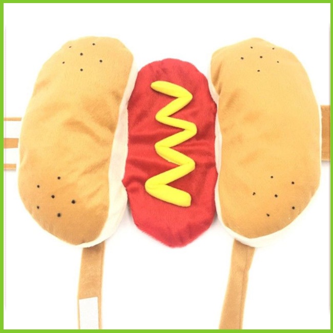 Gwen Áo Khoác Giữ Ấm Hình hotdog Thời Trang Thu Đông Cho Thú Cưng