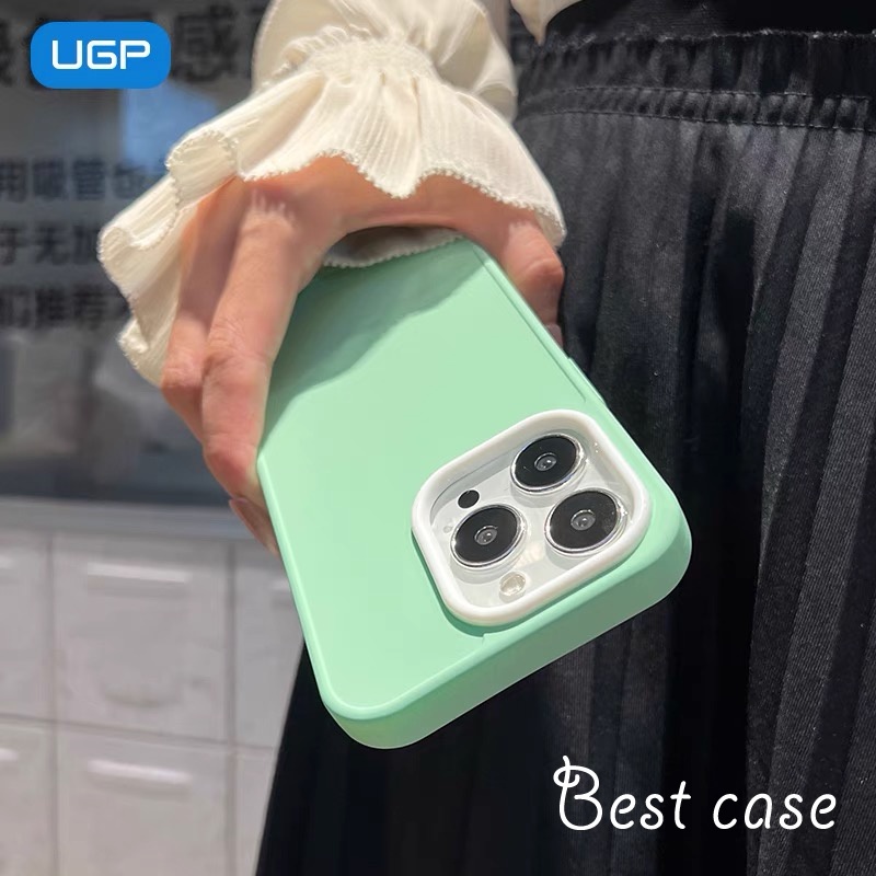 Ốp Điện Thoại Mềm Mặt Nhám Màu macaron Cho iphone 11 12 13 14 15 pro max
