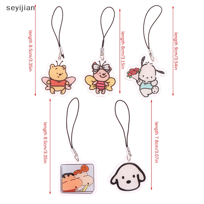 Dây Đeo Điện Thoại Trang Trí Ba Lô / Móc Khóa Hình Cậu Bé Bút Chì shin-chan Dễ Thương Thích Hợp Làm Quà Tặng Cho Bé Trai Bé