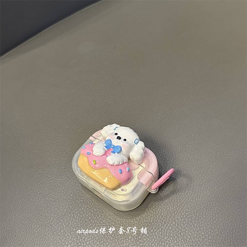 Vỏ Bảo Vệ Hộp Sạc Tai Nghe bluetooth Không Dây airpods pro 2022 airpods 1 / 2 / 3 Hình Chú Chó Hoạt Hình Dễ Thương