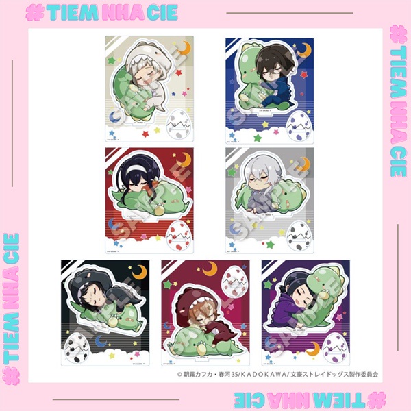 Standee BSD Bungou Stray Dogs Văn Hào Lưu Lạc khủng long