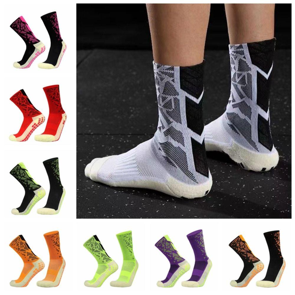 Bliss 1 Đôi Vớ Đá Bóng / Đá Bóng / tennis Đế silicone Dày Thoáng Khí