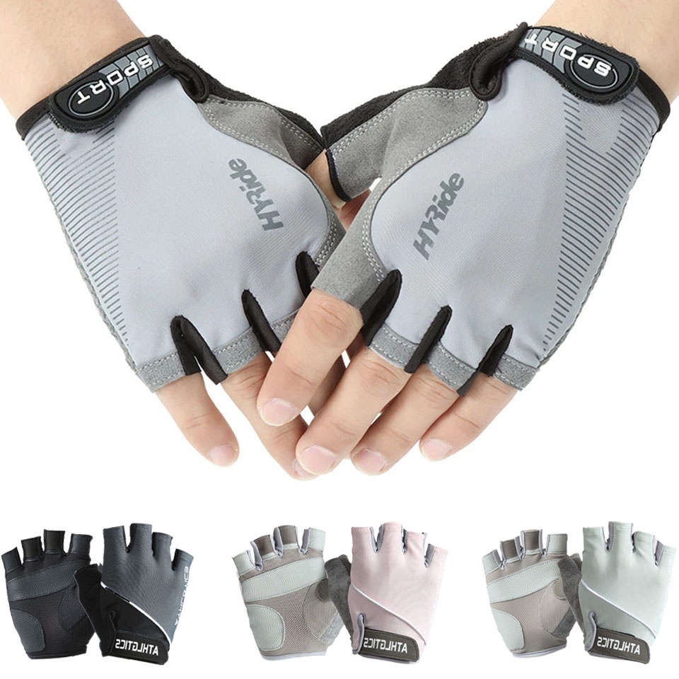 1 Đôi Găng Tay Thể Thao Nửa Ngón Chống Trượt Thoáng Khí