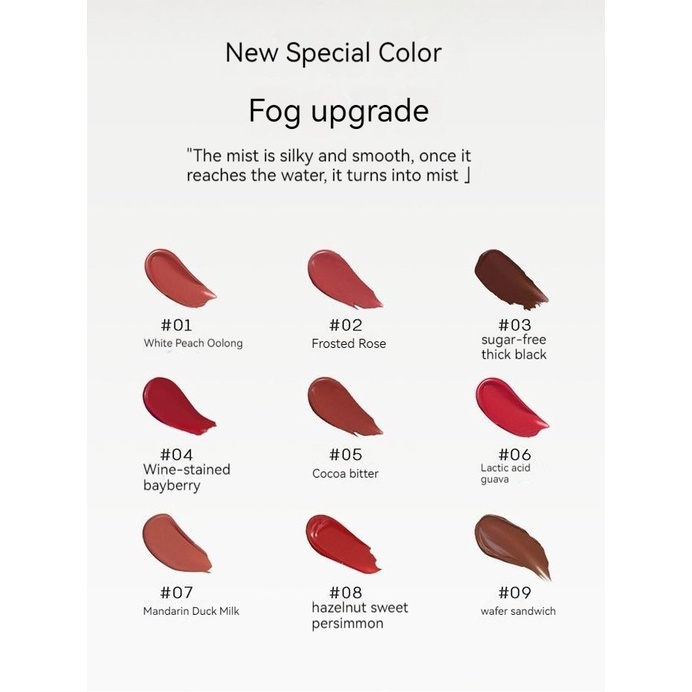 ForeverKey  Nước môi bùn môi men son môi trần trắng sương mù mặt mộc không nhuộm ly son môi