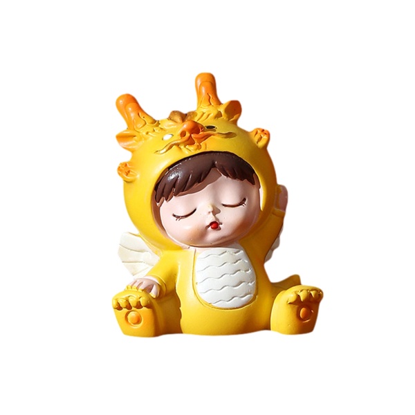 Đồ Trang Trí Bể Cá Hình Con Rồng Bằng Nhựa Dễ Thương Bắt Mắt