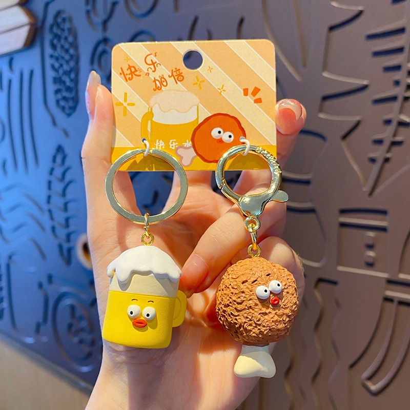 Hoạt Hình Móc Khóa Hình Đồ Ăn Nhanh Ngộ Nghĩnh