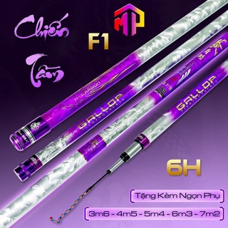 Cần câu tay chiến tầm f1 6h 19i, tặng kèm ngọn