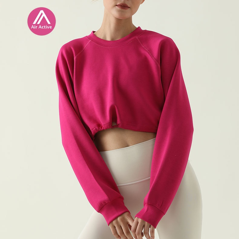 Áo croptop thể thao AIRACTIVE LEISURE tay dài có thể điều chỉnh kích cỡ tiện dụng