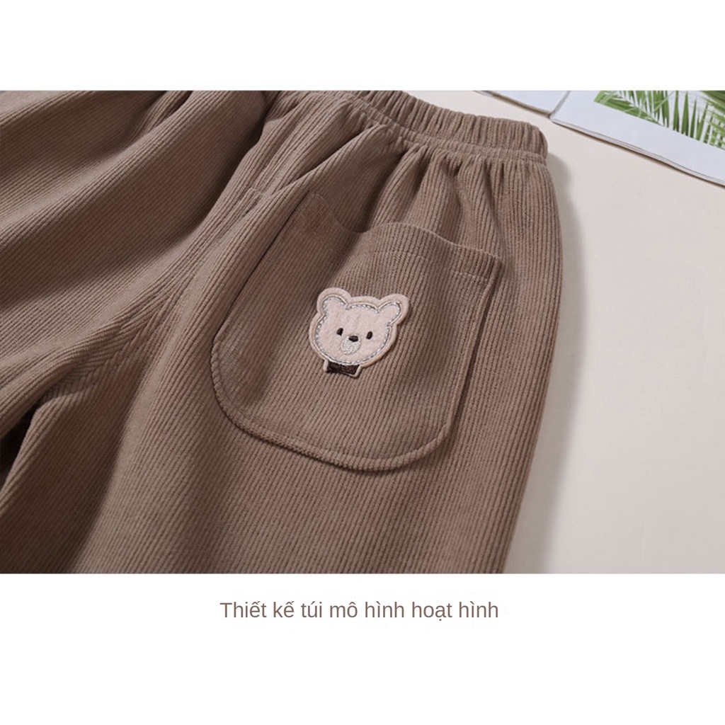 Quần Dài Thời Trang Thu Đông Phong Cách Mới Cho Bé Trai Và Gái
