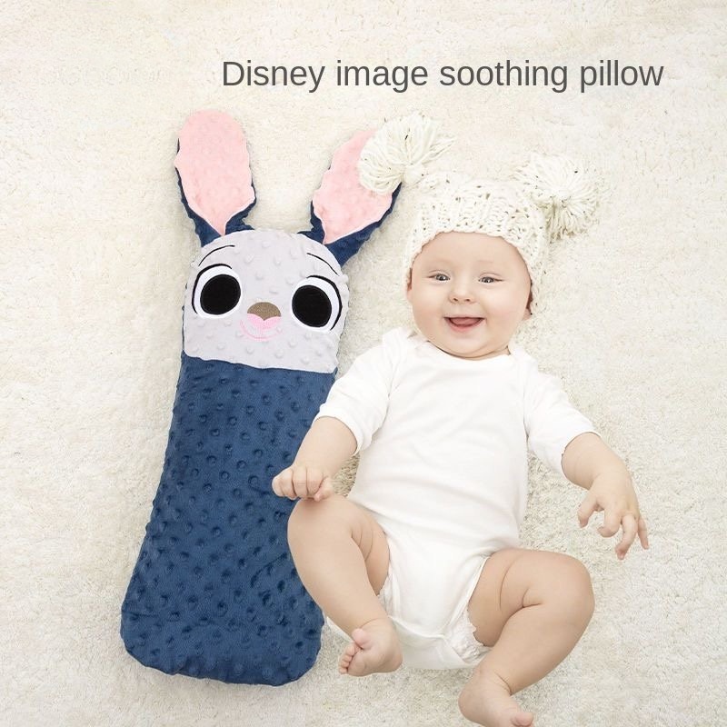 DISNEY Dễ Thương Gối Ngủ Mềm Mại Thoải Mái Hình Hạt Đậu Cho Bé 0-3 Tháng Tuổi