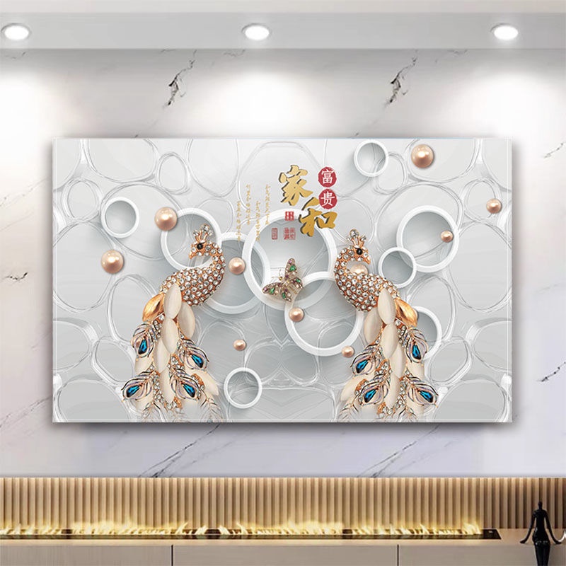 Mẫu mới Nắp Tv cao cấp hiện đại 55inch 65inch Tv Nắp che bụi để bàn Treo màn hình cong Tv Nắp che bụi đa năng