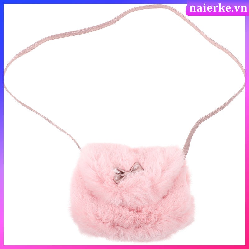 Túi Đeo Chéo Vai Bằng Lông Dễ Thương Dành Cho Nữ