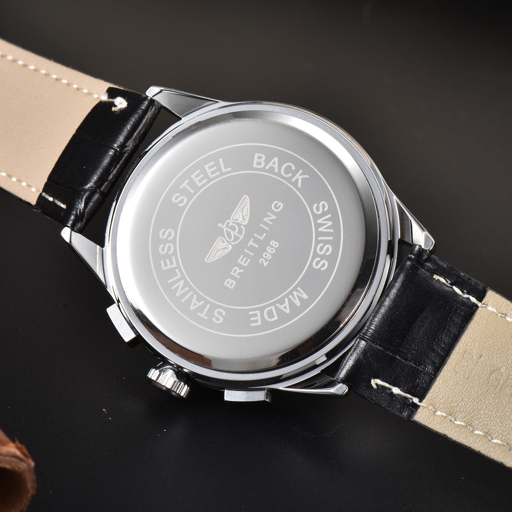 Thời Trang Đồng Hồ quartz Đa Năng Với Dây Đeo Da Kiểu Dáng Thể Thao