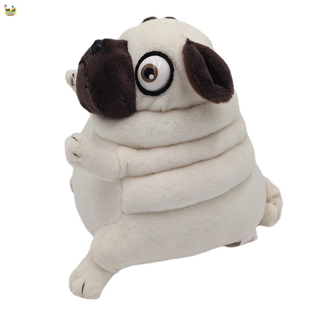 Gối Ôm Nhồi Bông Hình Chú Chó pug Đáng Yêu Thân Thiện Với Môi Trường