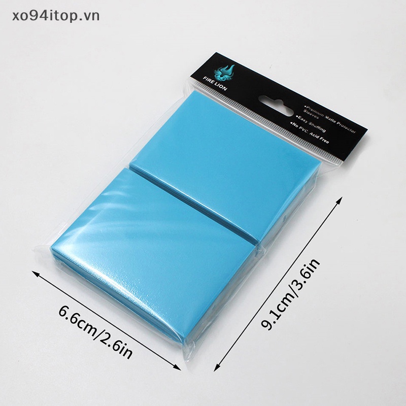 Xoitop Set 100 Vỏ Bọc Bảo Vệ Thẻ Bài tarot 66 * 91mm Chuyên Dụng