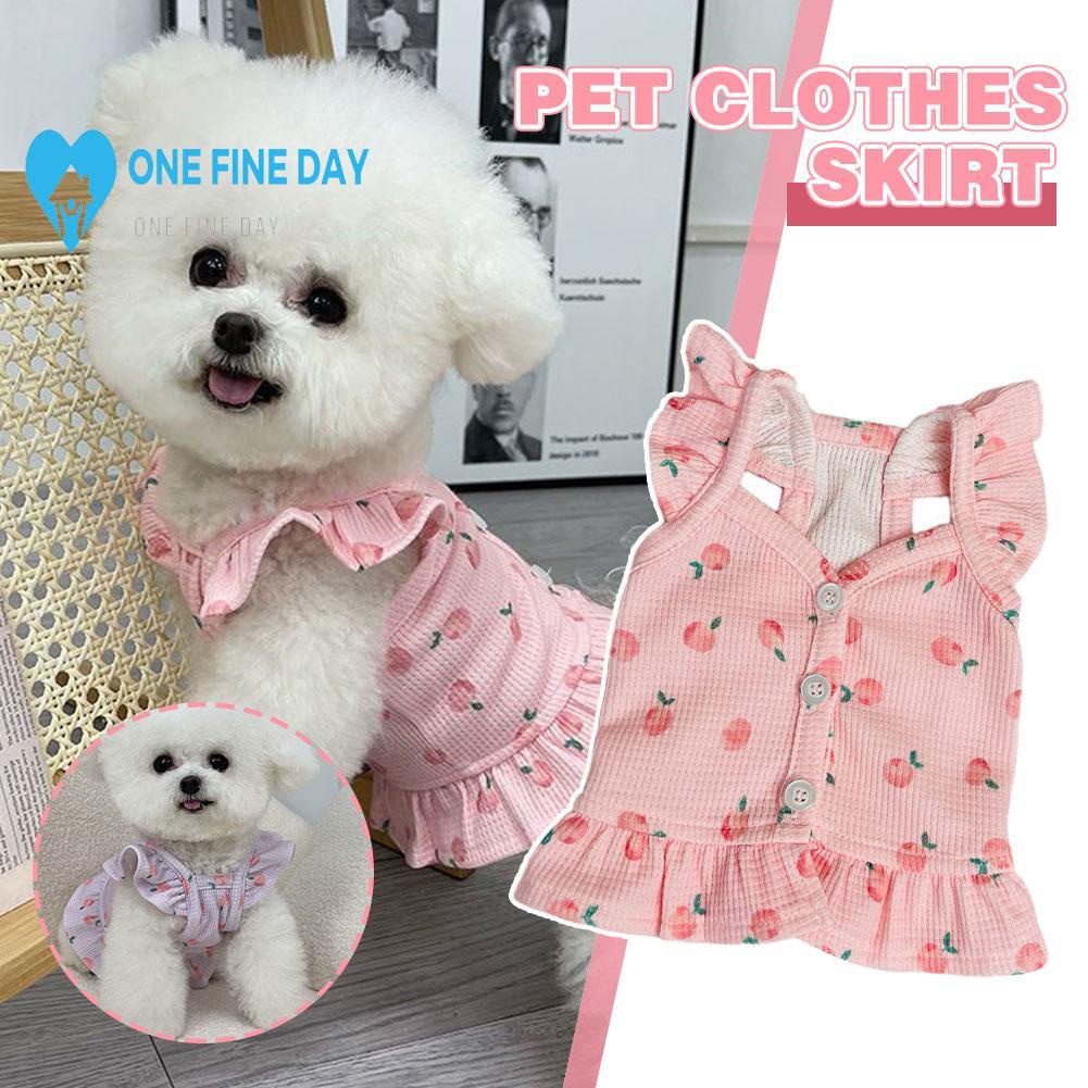 Đầm Xếp Ly Kiểu Công Chúa Dễ Thương Cho Thú Cưng h3k9