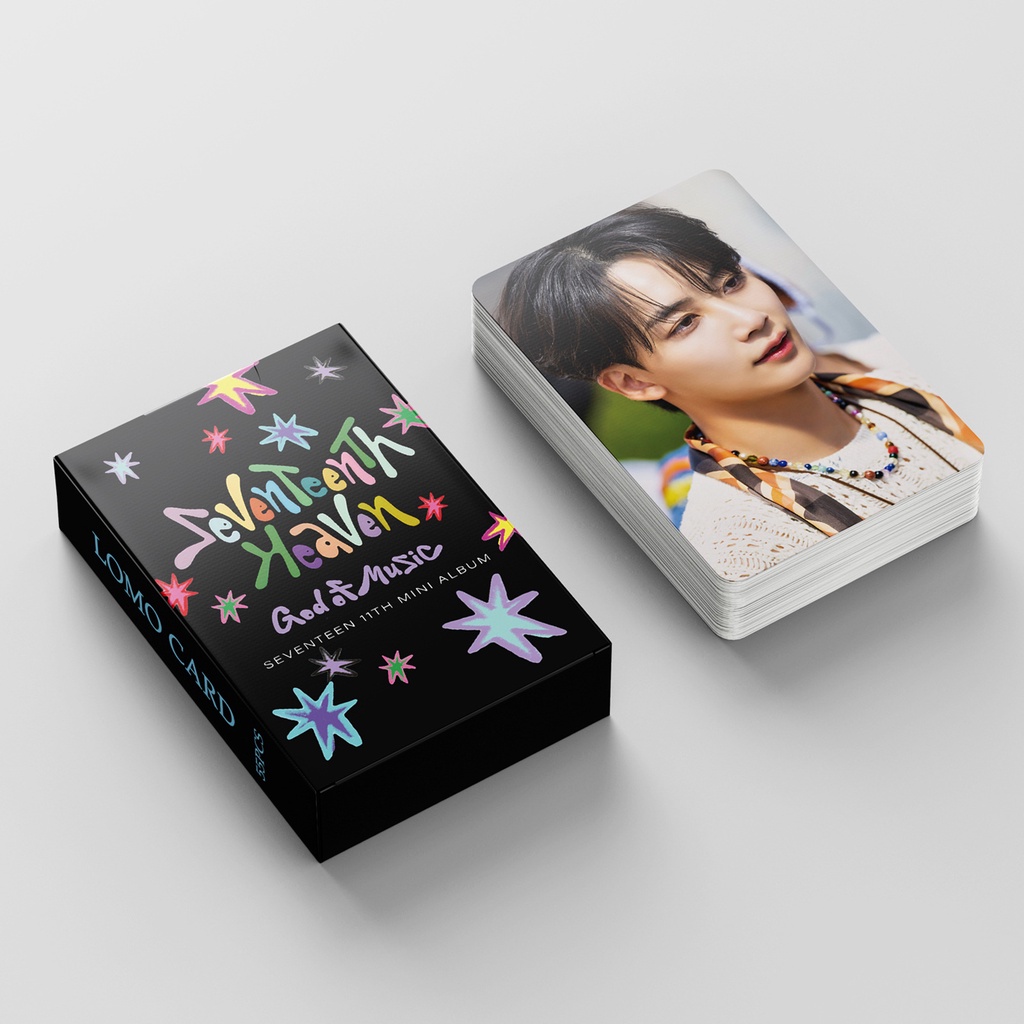 Hộp 55 Ảnh lomo card Nhóm Nhạc seventeen