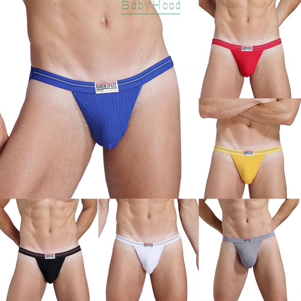 Mens Sexy Proud Jockstrap Underpants G-String V-Shaped Thong Bikini Underwear#BBHOOD
