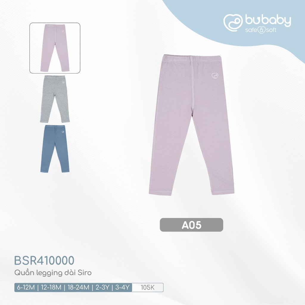 Quần legging Bu siro cho bé trai bé gái