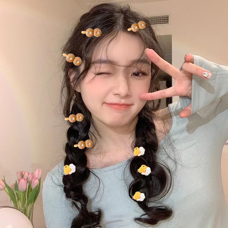 Kẹp Tóc Hình Rau Củ Quả Hoạt Hình Sáng Tạo Dễ Thương