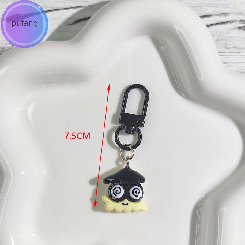Pufang Móc Khóa resin Hình Hoạt Hình Đáng Yêu Cho Cặp Đôi / Trẻ Em vn