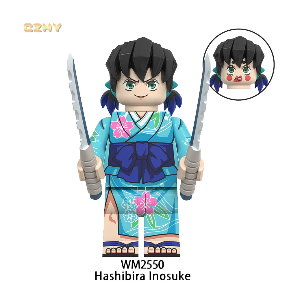 Mô Hình Nhân Vật anime zenitsu inosuke tanjirou kouzou muzan kanae sakonji mini Cho Bé wm6162