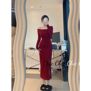 Chic Chic váy nữ Đầm áo dài Body Cho thời váy Comfortable Popular Trendy Hàn Phong WLQ23B03F1 45Z231106