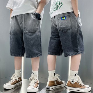 Quần Short Denim Mỏng Dáng Rộng Phong Cách Mới Cho Bé Trai