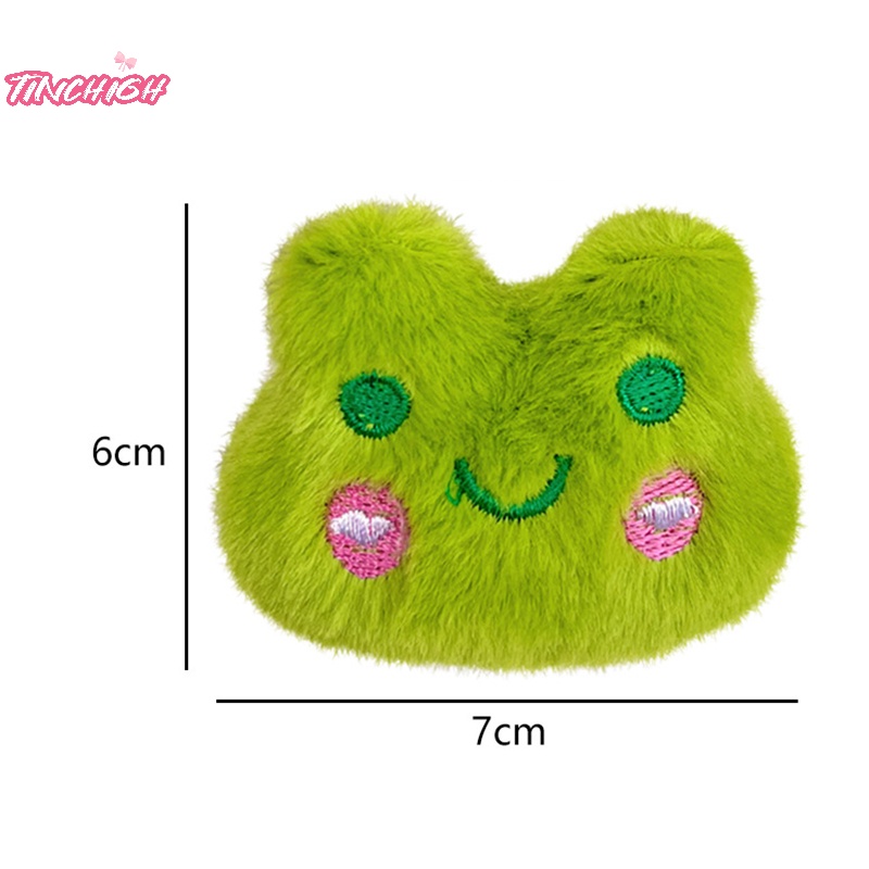 Ghim Cài Áo Hình Thú Nhồi Bông / Gấu / Thỏ / Gà / Gấu Trúc Hoạt Hình Dễ Thương Cá Tính Trang Trí Túi Xách