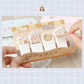 Sticky note đánh dấu trang động vật dễ thương