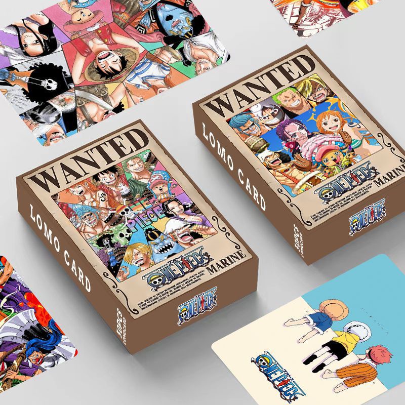 ONE PIECE Lomo Card Double-sided Color Printing Monkey·D·Luffy Roronoa Zoro Photocard 30pcs/box
