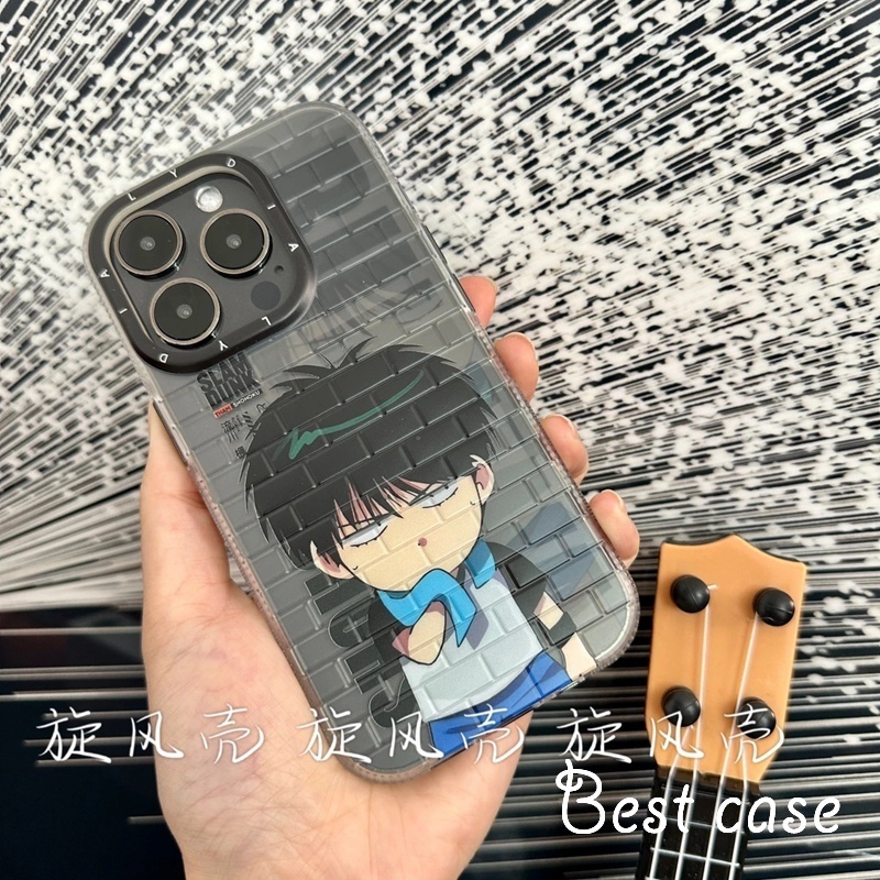 Ốp Điện Thoại Họa Tiết Viên Gạch Hoạt Hình Cho iphone 15 14 13 12 11 pro max