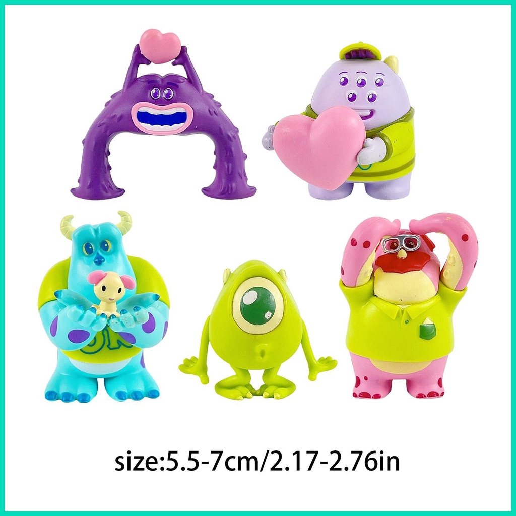 Set 5 Tượng anime monster Inc...