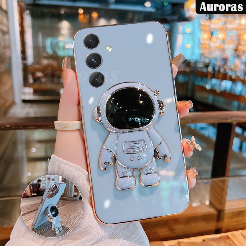 Ôp Điện Thoại Dẻo Họa Tiết Phi Hành Gia Kèm Giá Đỡ Chống Rơi Cho samsung galaxy m54 m34 m14 galaxy m54 m34 m14 Ốp