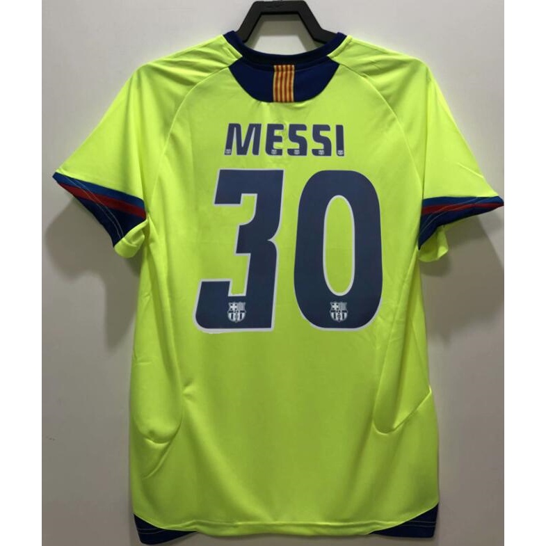 Áo Bóng Đá Số 10 Ronaldo 30 messi Số 2005-06 Đội Tuyển barcelona Sân Nhà Phong Cách retro