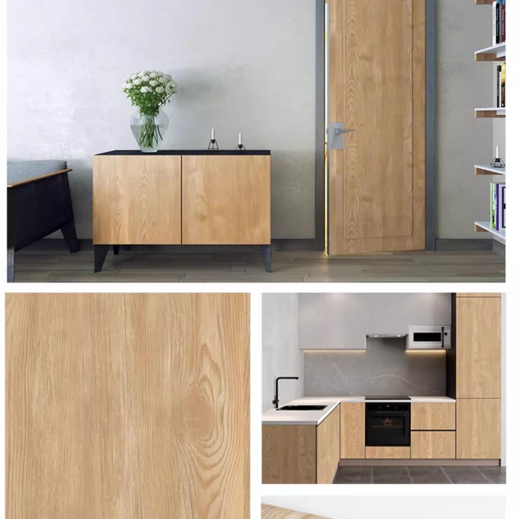 - Decal dán tường giả gỗ dài 8m/ Cuộn chuyên dán tường tủ bàn chống nước khổ lớn giá rẻ