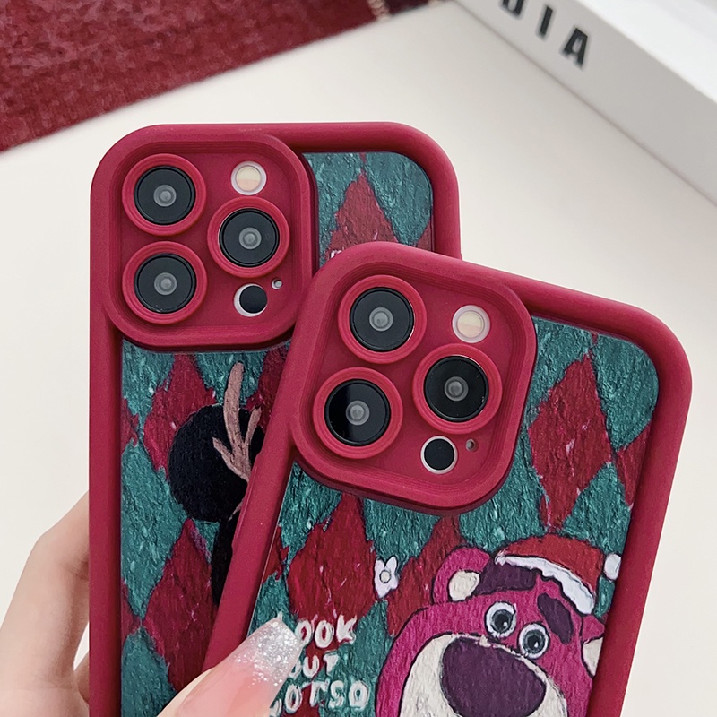 Ốp Điện Thoại Họa Tiết Giáng Sinh Cho iphone 15 pro max 15 pro 15 14 13 12 11 pro max xr ix 78plus