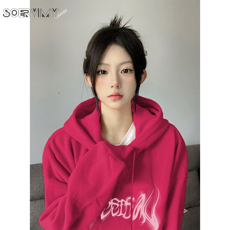 SOERVIMY Áo Khoác hoodie áo khoác nữ hoodie Thanh lịch Popular Korean Thời trang WWY23B0K9G 45Z231111