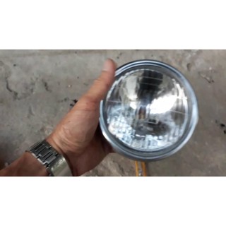 Pha đèn honda 67, chaly đèn tròn kèm jack đèn và bóng