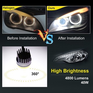 🔥🔥Bóng Đèn Pha LED H8 6000K 120W Cho BMW E60 E61 E63 X5 E70 X6 E71 E90 E91 E92 E93 M3 E89 E82