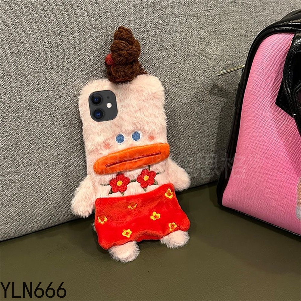 Ôp Điện Thoại Phủ Lông Hình Cá Mập Nhỏ Dễ Thương Cho samsung a50s a30 a33 a42 a20 a82 a41 a73 a32 a21s a10s a50s m42 Ốp