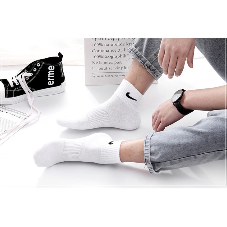 Nk Vớ Thể Thao Ngắn Mềm Mại Và Thoải Mái Chất Lượng Cao dhsg Hàng Có Sẵn