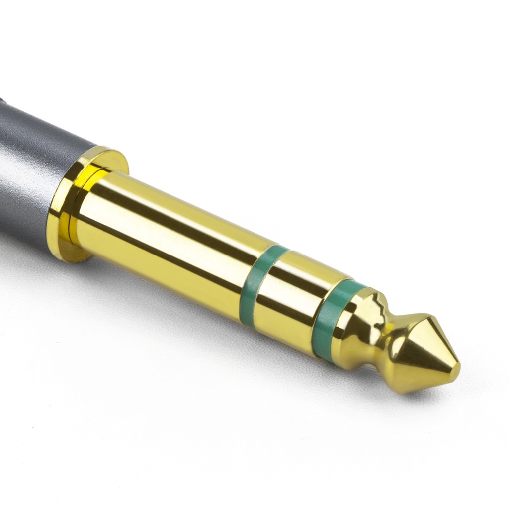 Giắc Cắm Chuyển Đổi 6.35mm  Âm Thanh stereo male Sang 2.5mm female Bằng Hợp Kim Nhôm Mạ Vàng