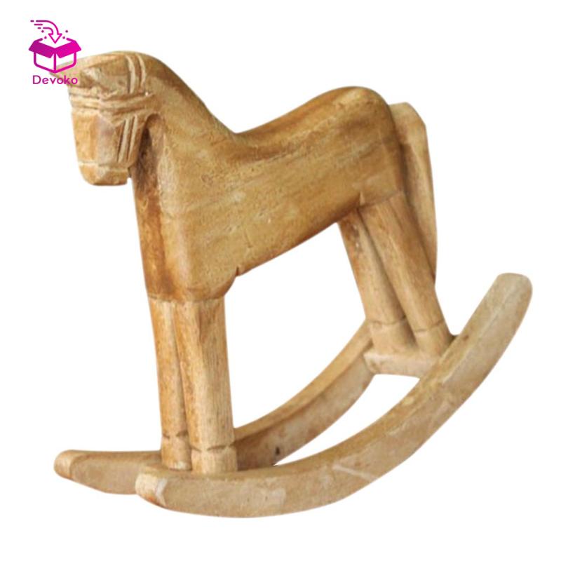 Devoko Ngựa Gỗ Bập Bênh 180Mm
