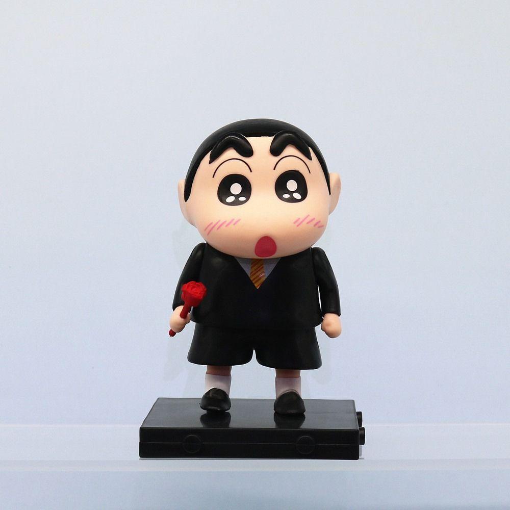Mmluck nohara shinnosuke Đồ Chơi Mô Hình Nhân Vật Phim Hoạt Hình shin-chan Bằng pvc Làm Quà Tặng Sinh Nhật